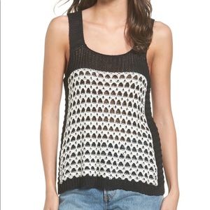 Textured Knit Sweater Tank